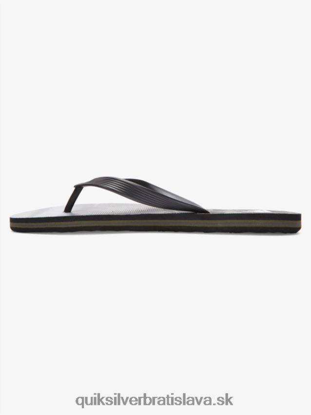 molokai päť-o žabky Quiksilver muži B80HXR1858 čierna/zelená