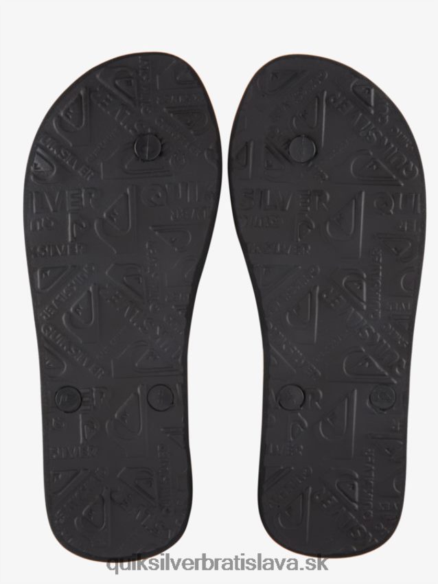 molokai päť-o žabky Quiksilver muži B80HXR1858 čierna/zelená