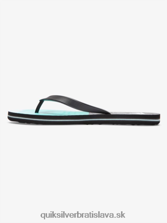 molokai päť-o žabky Quiksilver muži B80HXR1859 čierna/modrá