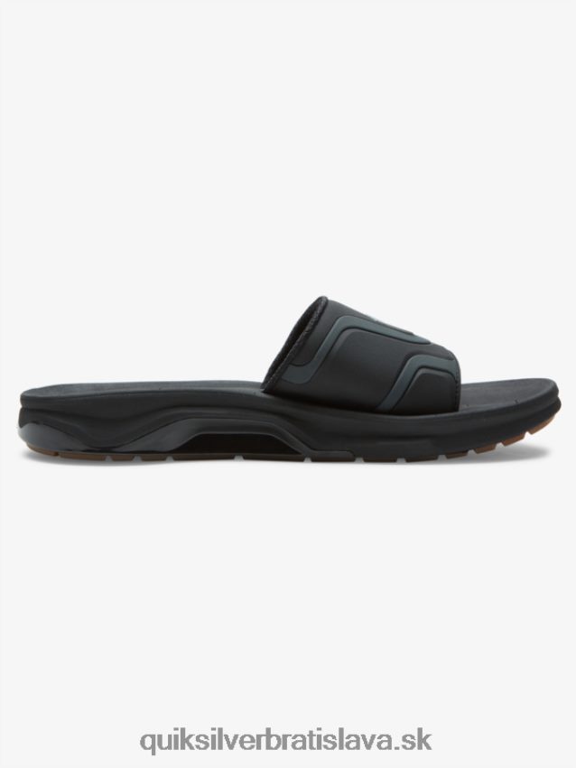 šmykľavé sandále na zotavenie Quiksilver muži B80HXR1257 čierna