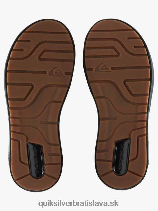 šmykľavé sandále na zotavenie Quiksilver muži B80HXR1257 čierna