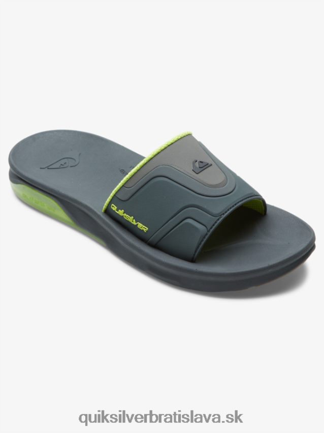 šmykľavé sandále na zotavenie Quiksilver muži B80HXR1258 šedá 1