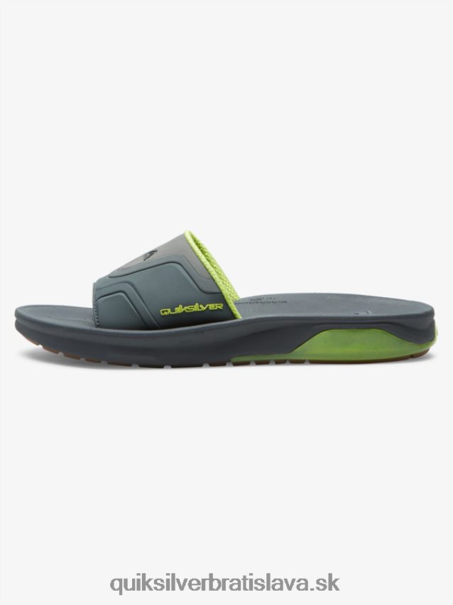šmykľavé sandále na zotavenie Quiksilver muži B80HXR1258 šedá 1