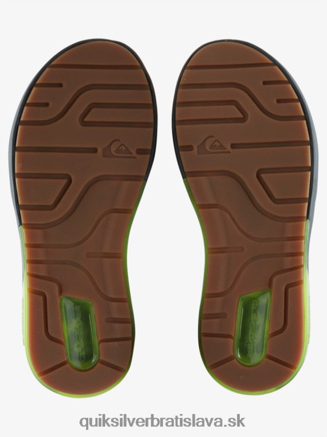 šmykľavé sandále na zotavenie Quiksilver muži B80HXR1258 šedá 1