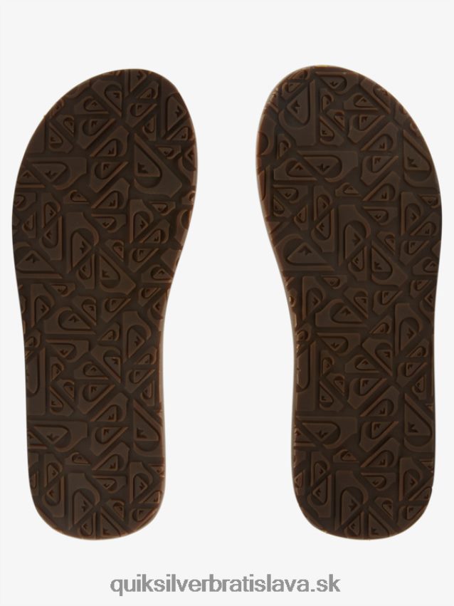 nubukové sandále carver Quiksilver muži B80HXR912 tan - vzor_1