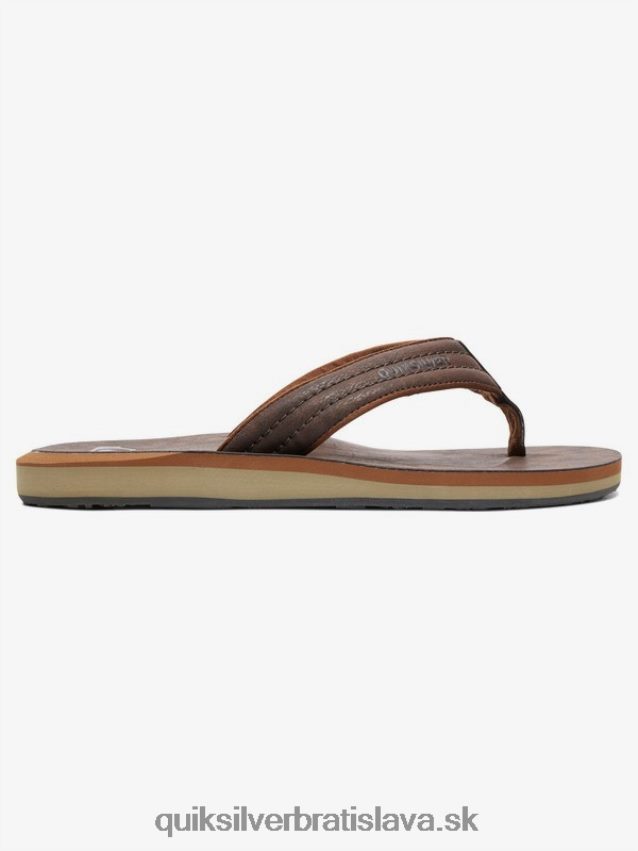 nubukové sandále carver Quiksilver muži B80HXR919 demitasse - pevný