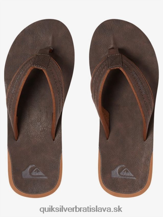 nubukové sandále carver Quiksilver muži B80HXR919 demitasse - pevný