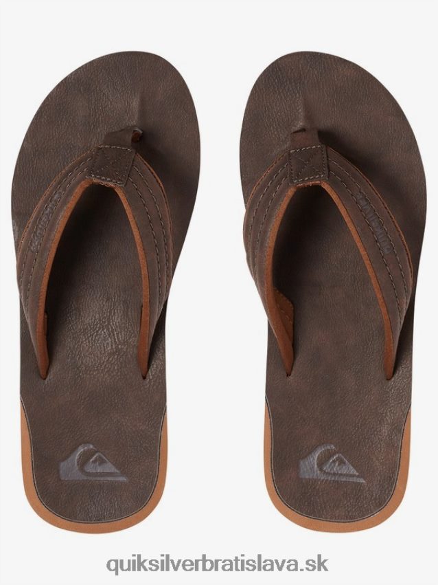 nubukové sandále carver Quiksilver muži B80HXR919 demitasse - pevný