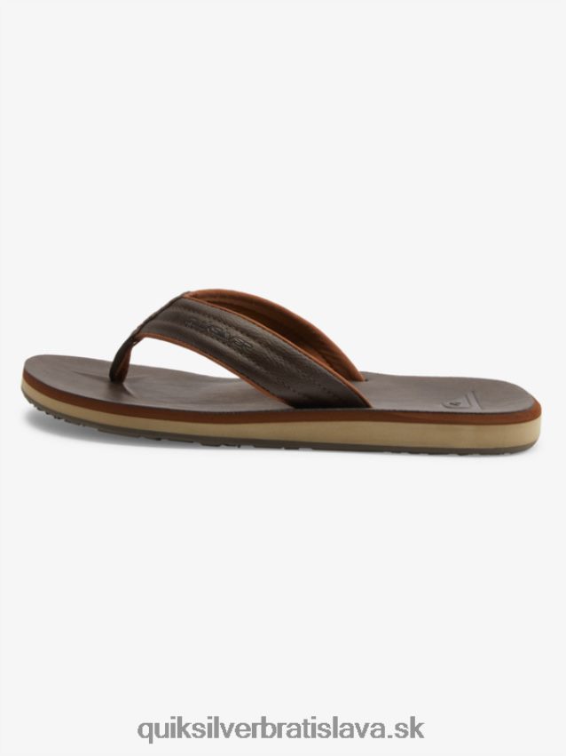 nubukové sandále carver Quiksilver muži B80HXR919 demitasse - pevný