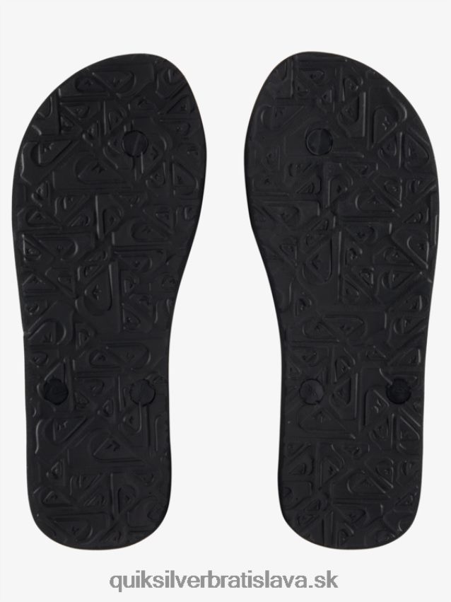 panelové žabky molokai Quiksilver muži B80HXR572 šedá/čierna/modrá