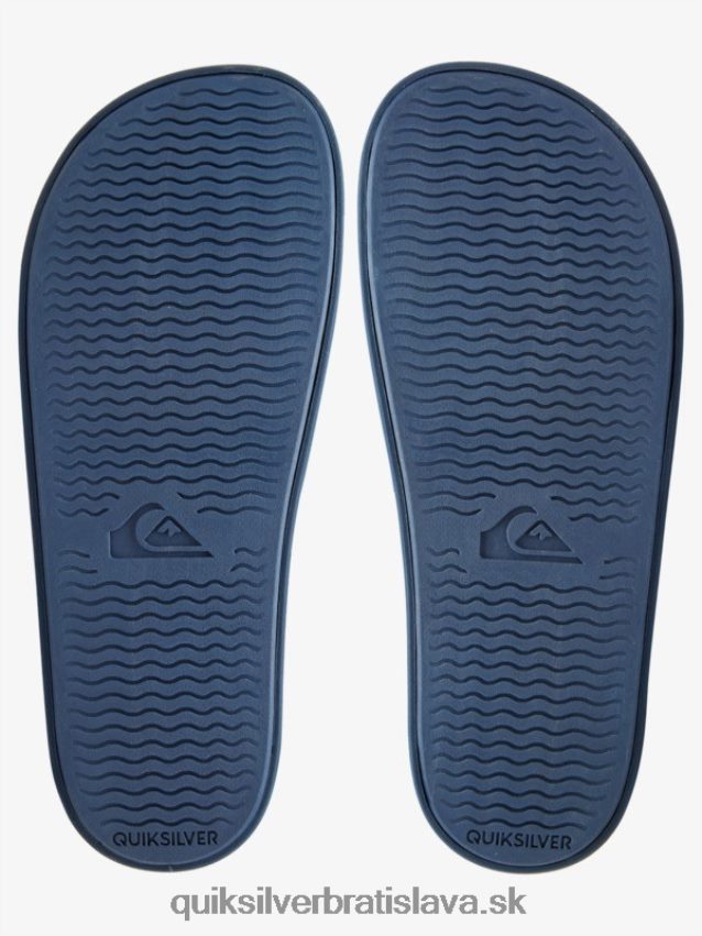 posuvné posúvače rivi slide Quiksilver muži B80HXR1017 modrá/biela