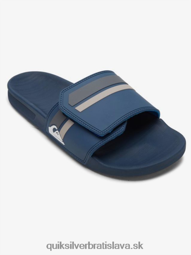 posuvné posúvače rivi slide Quiksilver muži B80HXR1018 modrá/sivá