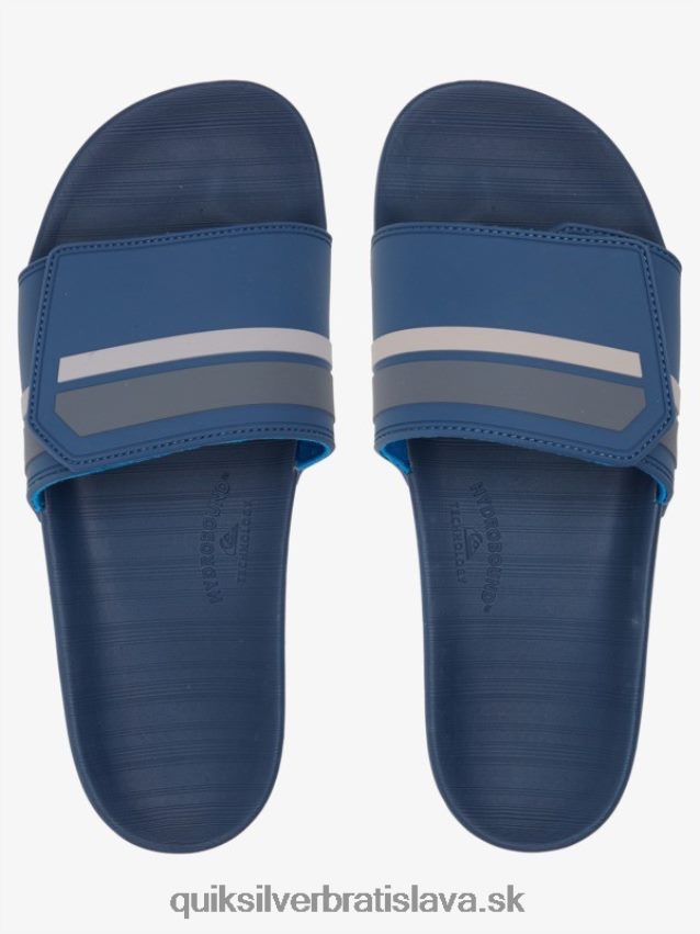 posuvné posúvače rivi slide Quiksilver muži B80HXR1018 modrá/sivá
