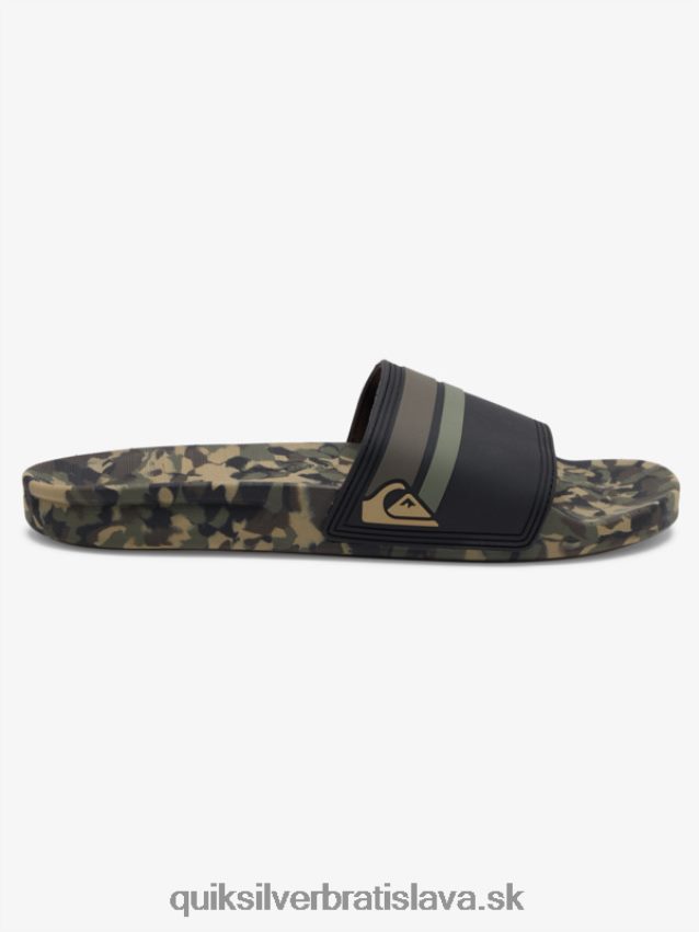 rivi slide slider sandále Quiksilver muži B80HXR761 zelená 2