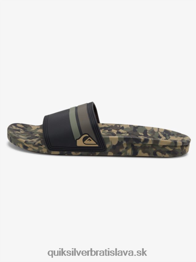 rivi slide slider sandále Quiksilver muži B80HXR761 zelená 2