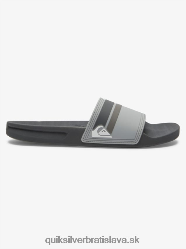 rivi slide slider sandále Quiksilver muži B80HXR762 šedá 2
