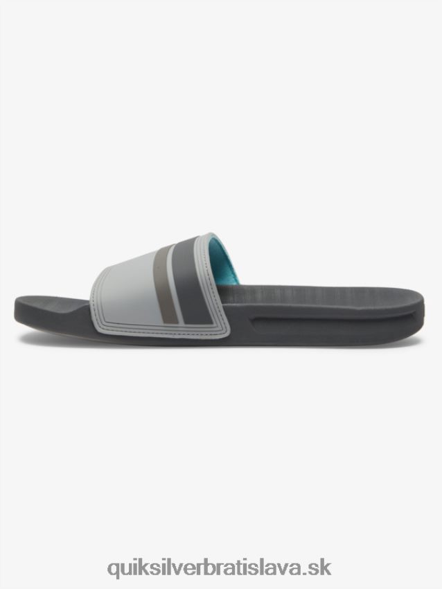 rivi slide slider sandále Quiksilver muži B80HXR762 šedá 2
