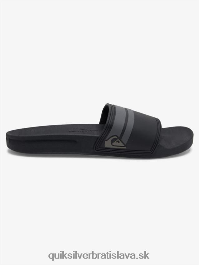 rivi slide slider sandále Quiksilver muži B80HXR763 čierna/sivá