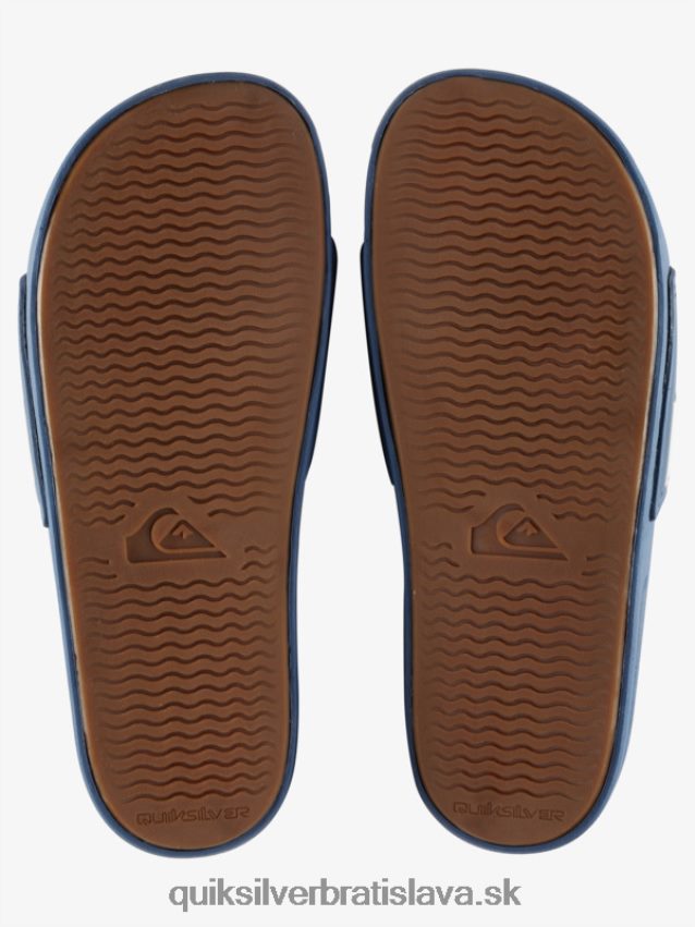 rivi slide slider sandále Quiksilver muži B80HXR764 modrá 7
