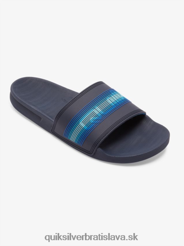 rivi wordmark slide slider sandále Quiksilver muži B80HXR684 modrá 5