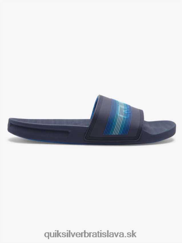 rivi wordmark slide slider sandále Quiksilver muži B80HXR684 modrá 5