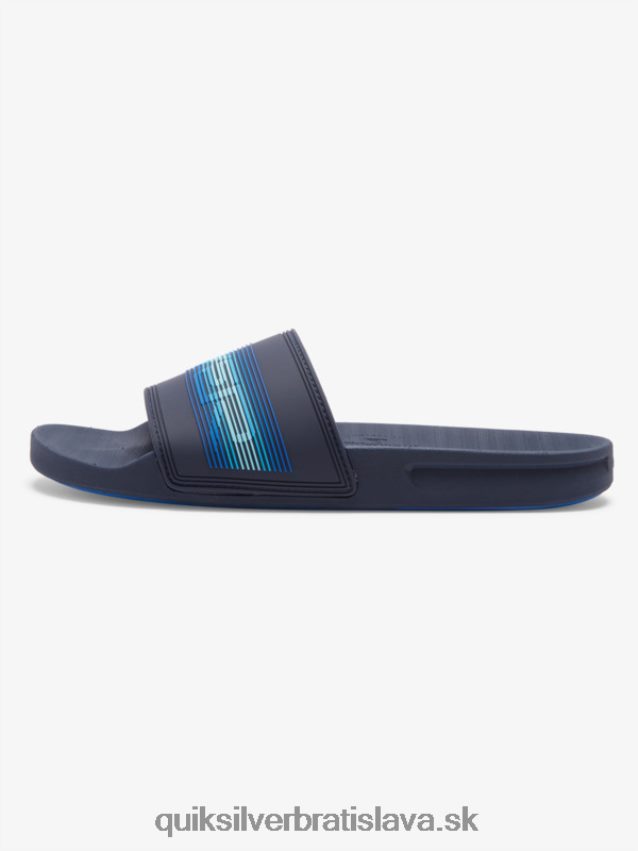 rivi wordmark slide slider sandále Quiksilver muži B80HXR684 modrá 5