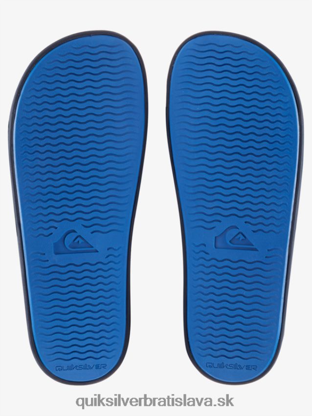 rivi wordmark slide slider sandále Quiksilver muži B80HXR684 modrá 5