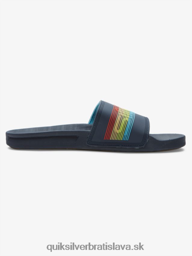 rivi wordmark slide slider sandále Quiksilver muži B80HXR688 modrá 3