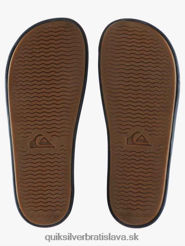 rivi wordmark slide slider sandále Quiksilver muži B80HXR688 modrá 3