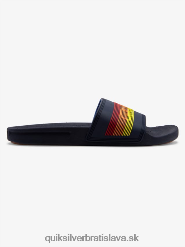 rivi wordmark slide slider sandále Quiksilver muži B80HXR691 modrá 2