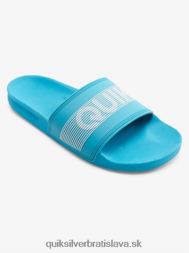 rivi wordmark slide slider sandále Quiksilver muži B80HXR692 modrá 1