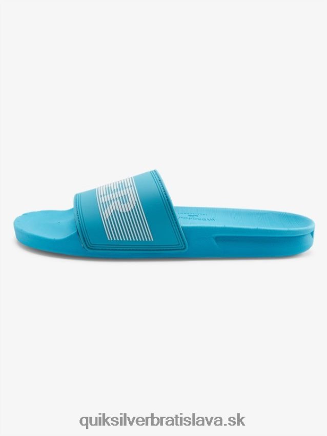 rivi wordmark slide slider sandále Quiksilver muži B80HXR692 modrá 1