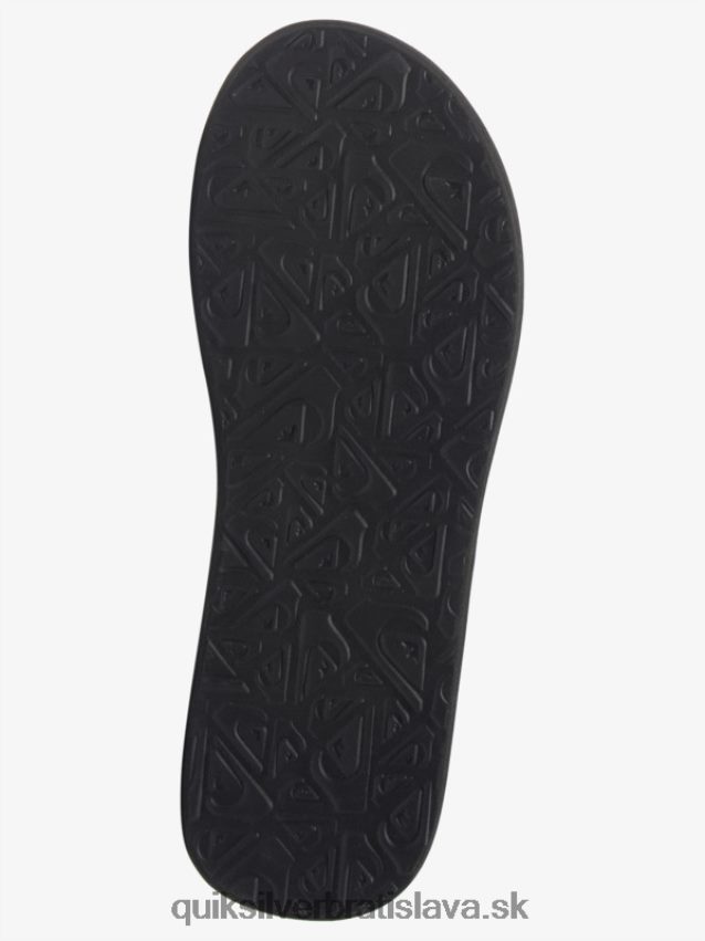 sandále carver print Quiksilver muži B80HXR611 čierna/modrá