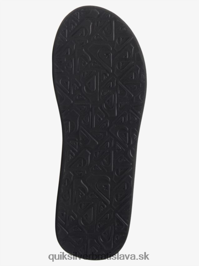 sandále carver print Quiksilver muži B80HXR612 čierna/biela/modrá