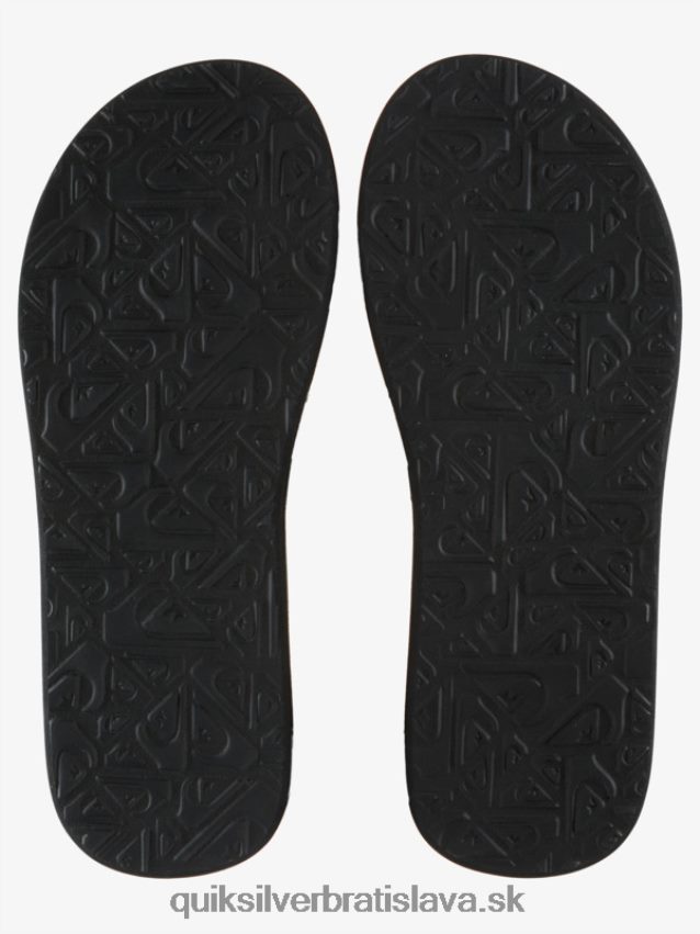 sandále carver print Quiksilver muži B80HXR614 čierna/zelená/šedá