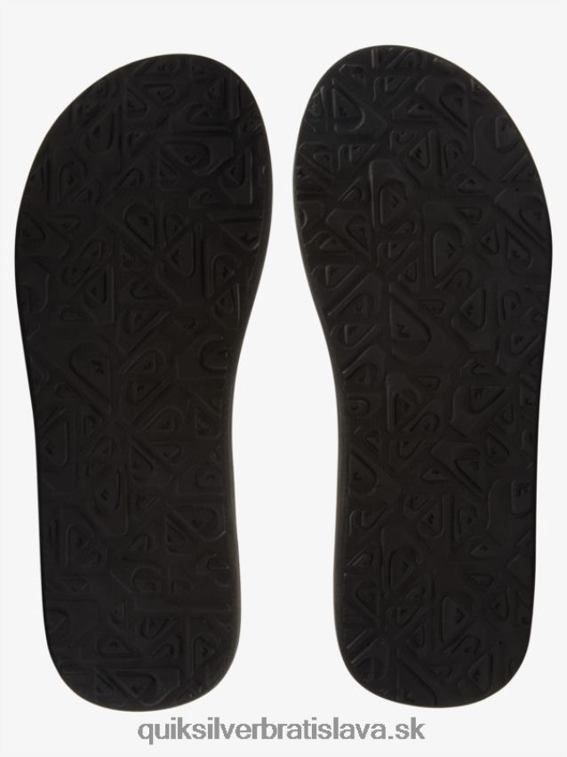 sandále carver print Quiksilver muži B80HXR615 čierna/modrá/sivá