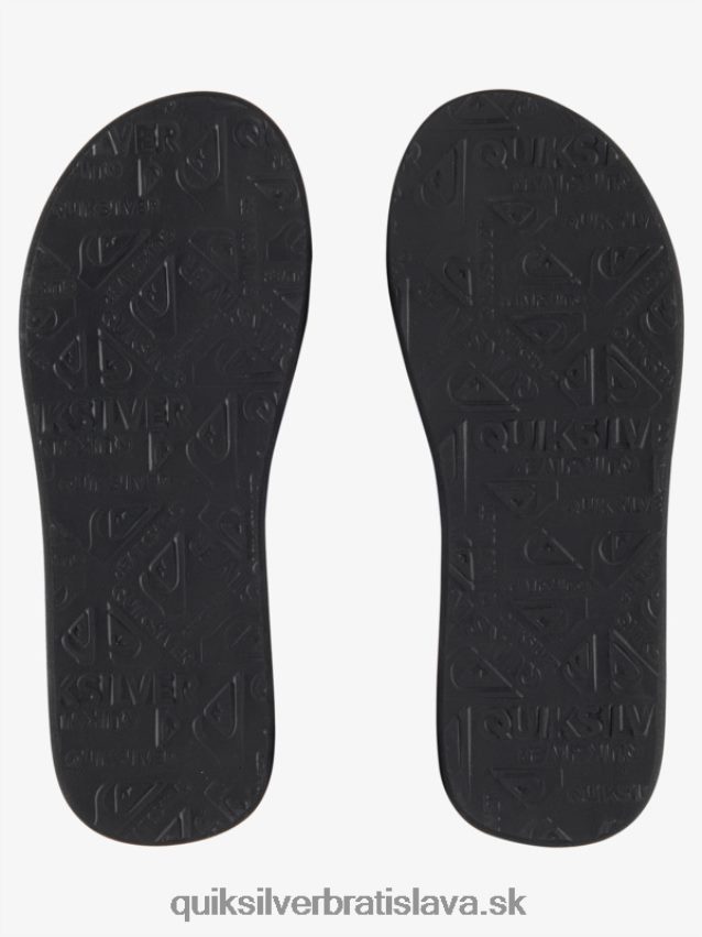 sandále carver print Quiksilver muži B80HXR617 hnedá 1