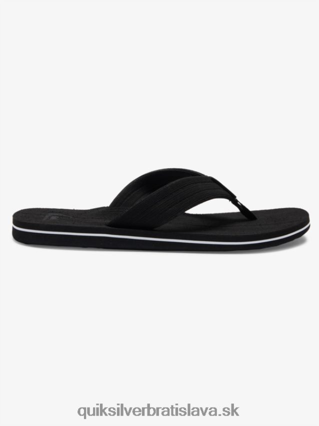 sandále molokai Layback Quiksilver muži B80HXR1249 čierna biela