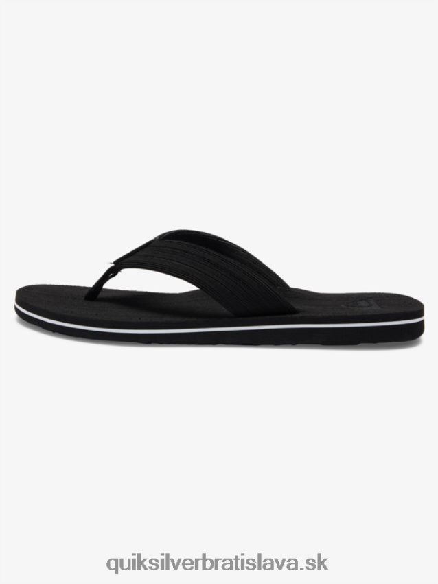sandále molokai Layback Quiksilver muži B80HXR1249 čierna biela