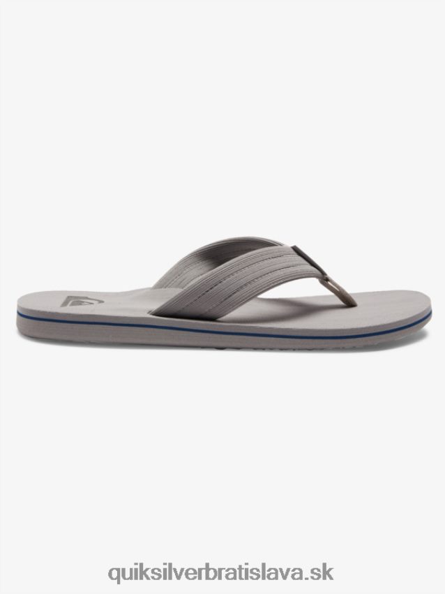 sandále molokai Layback Quiksilver muži B80HXR1250 šedá/biela