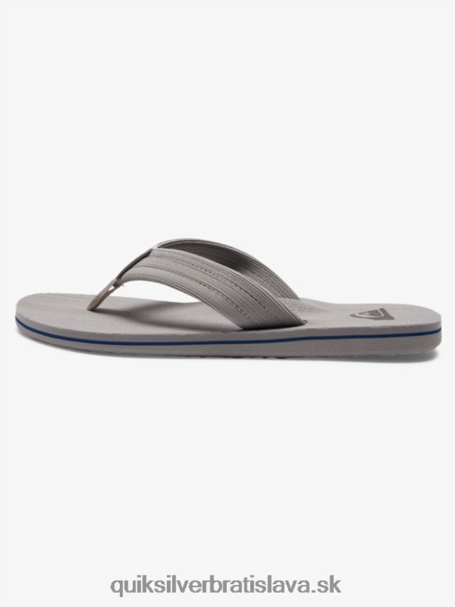 sandále molokai Layback Quiksilver muži B80HXR1250 šedá/biela