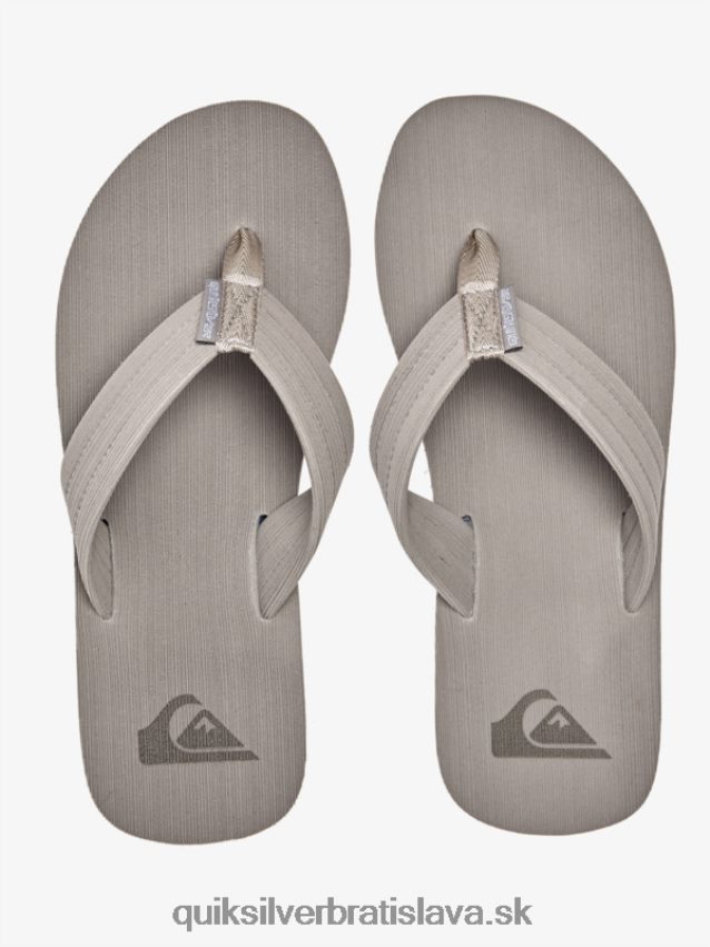 sandále molokai Layback Quiksilver muži B80HXR1250 šedá/biela