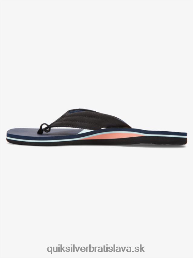 sandále molokai Layback Quiksilver muži B80HXR1832 čierna/modrá