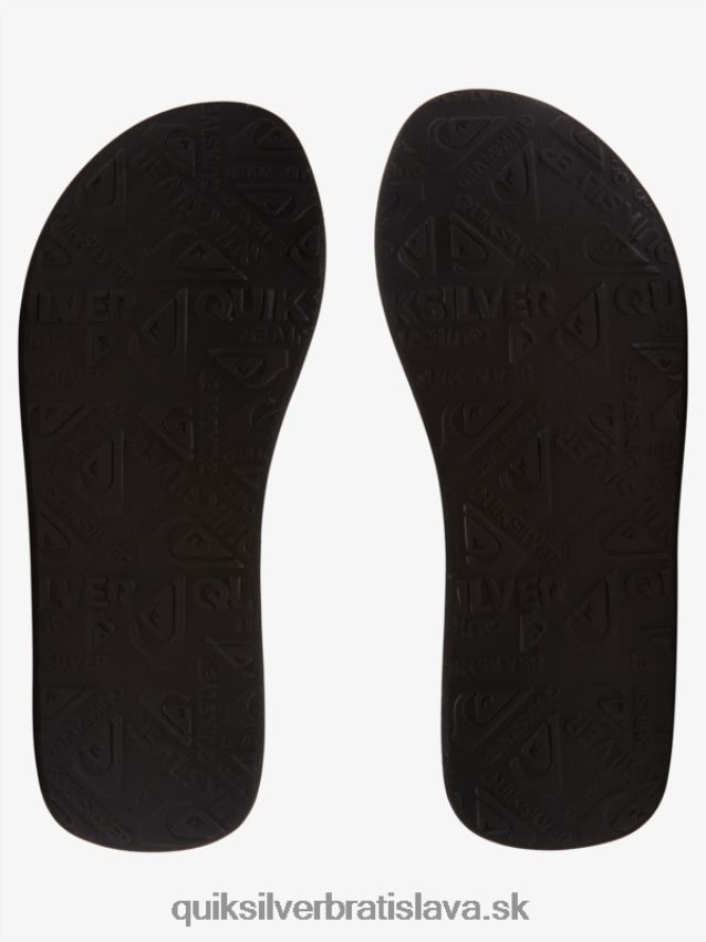 sandále molokai Layback Quiksilver muži B80HXR1833 čierna/žltá