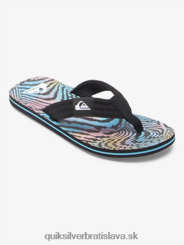 sandále molokai Layback Quiksilver muži B80HXR495 čierna/ružová/modrá