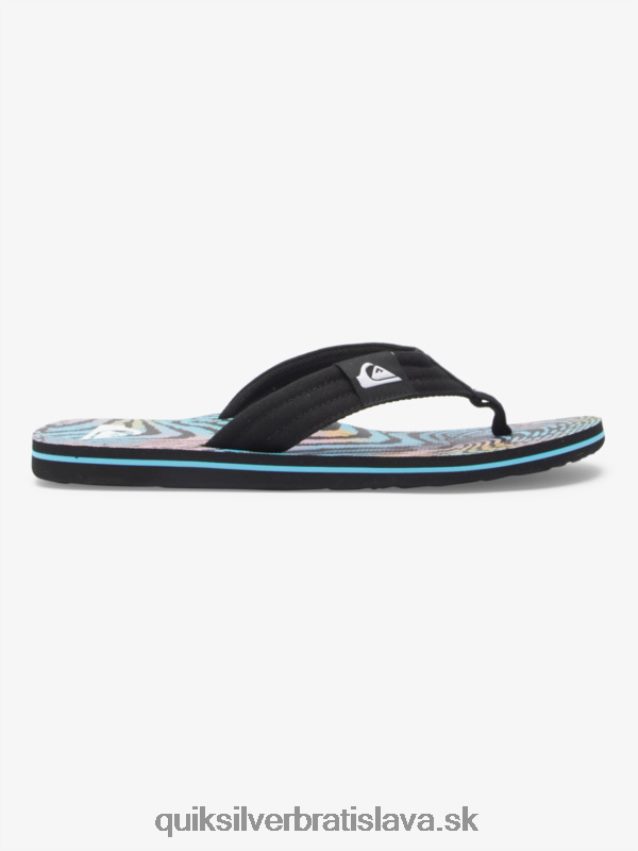 sandále molokai Layback Quiksilver muži B80HXR495 čierna/ružová/modrá