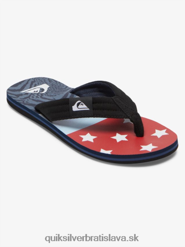 sandále molokai Layback Quiksilver muži B80HXR497 modrá 1