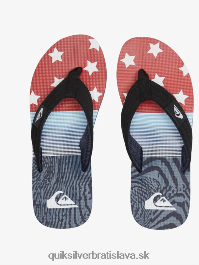 sandále molokai Layback Quiksilver muži B80HXR497 modrá 1