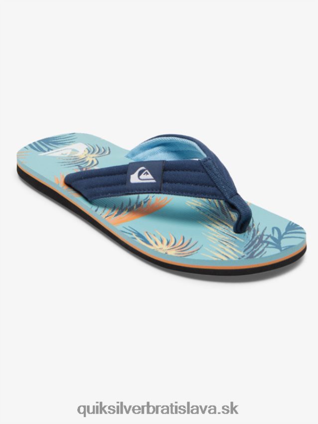 sandále molokai Layback Quiksilver muži B80HXR498 modrá/čierna/žltá