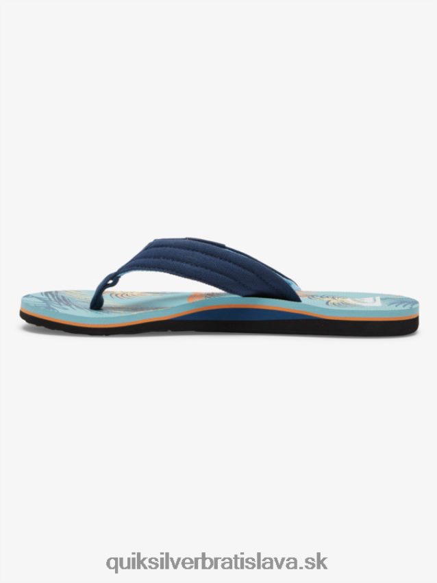 sandále molokai Layback Quiksilver muži B80HXR498 modrá/čierna/žltá